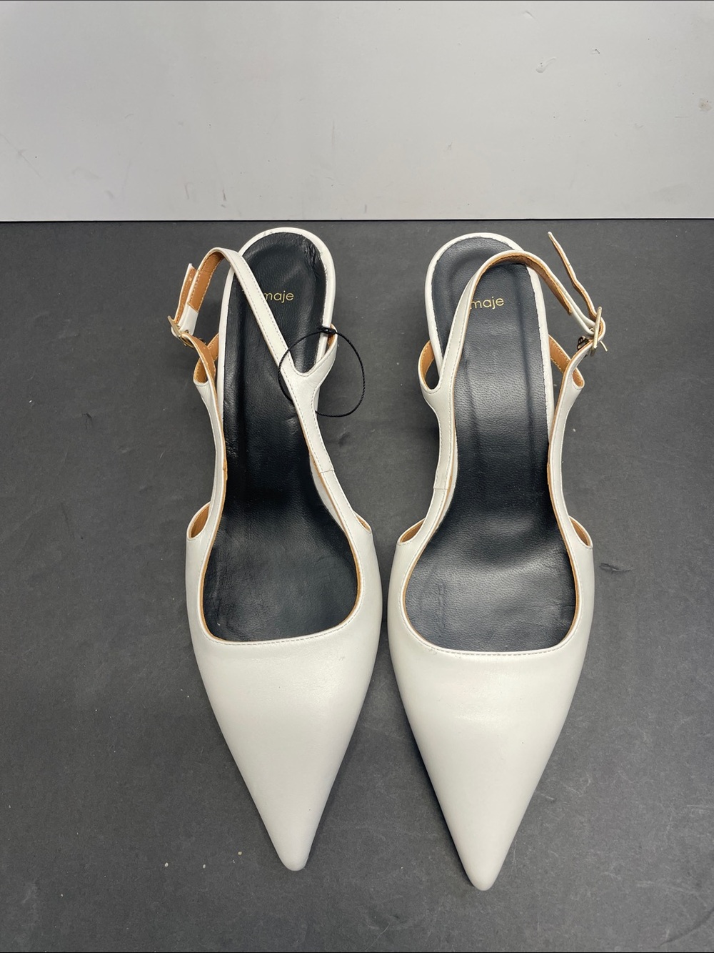 Fayna Pointed-toe pumps with straps - Picture 4 of 5